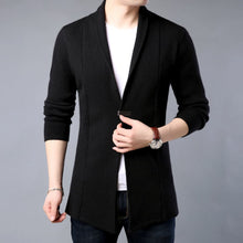 Load image into Gallery viewer, Mens Mid Length Single Button Cardigan
