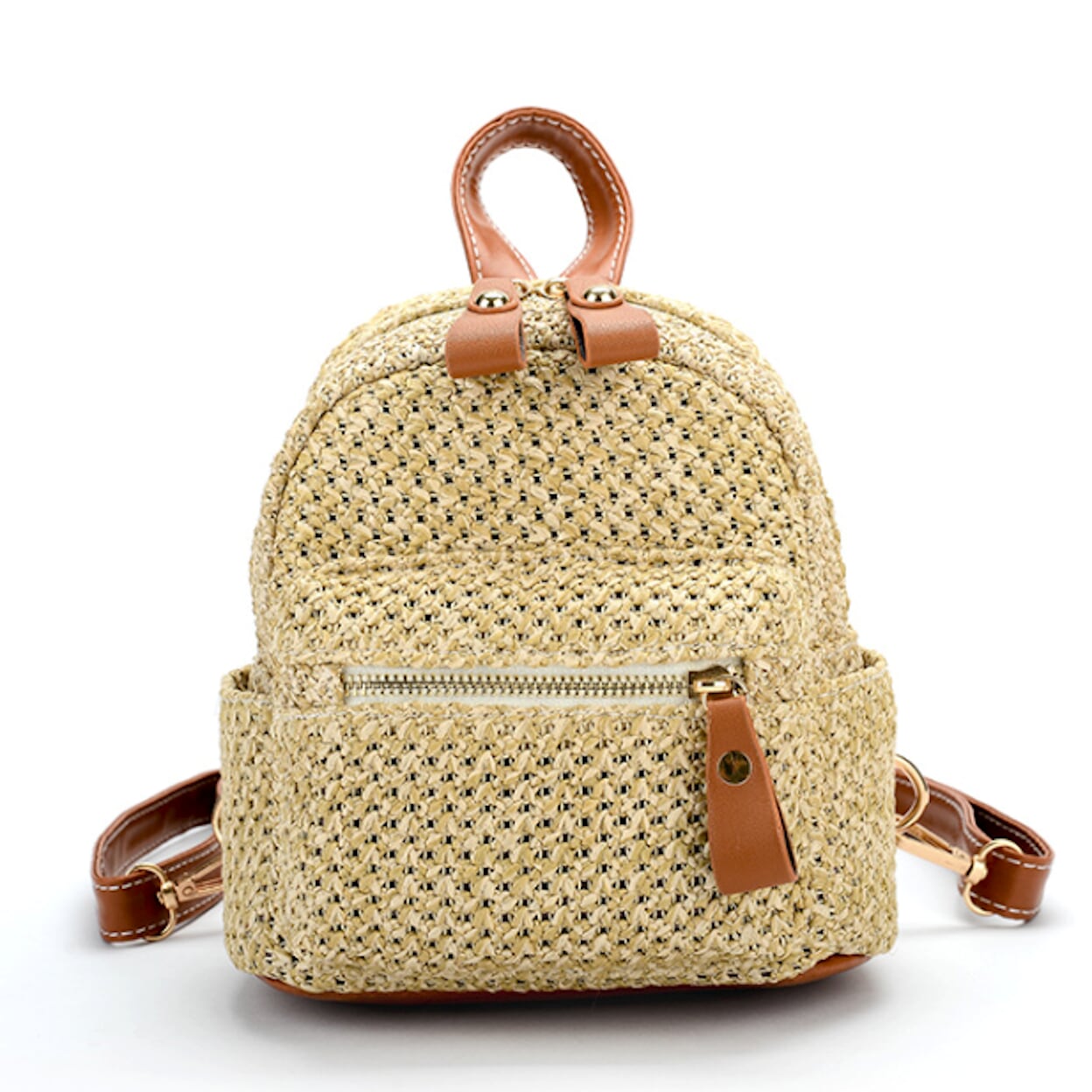Mini Straw Backpack