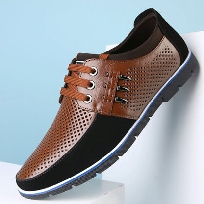 Mens Two Tone Lace Up Casual Shoes