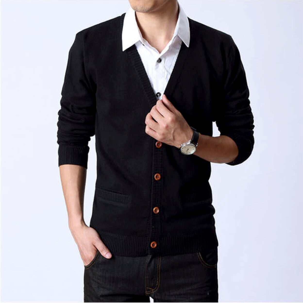 Mens Button Up Cardigan – Onetify