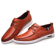Load image into Gallery viewer, Mens Vegan Leather Boat Shoes
