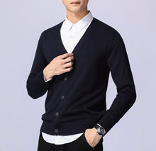 Load image into Gallery viewer, Mens Everyday Button Down Knit Cardigan
