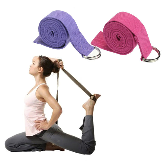 Pilates Yoga Adjustable Stretch Training Belt - 5 Pcs