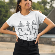 Load image into Gallery viewer, Yoga Sanctuary Print Black T-Shirt
